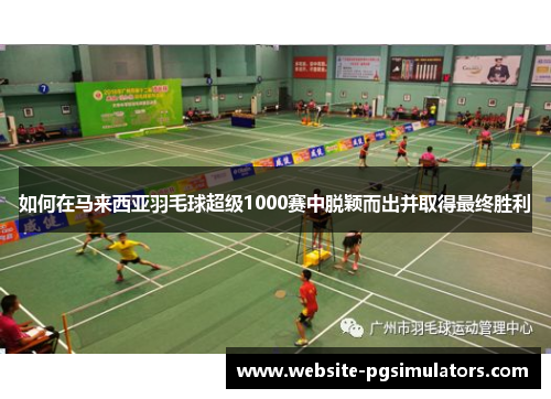 如何在马来西亚羽毛球超级1000赛中脱颖而出并取得最终胜利